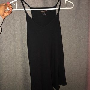 Black shift tank top